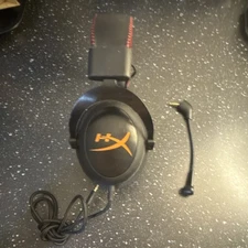 HyperX Black Red Over-Ear Gaming Headset 3.5mm Jack Boom Mic Double Earpiece