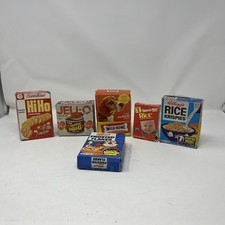 Vintage Pretend Play Food Box Grocery Lot Jello Milk-bone Kelloggs 