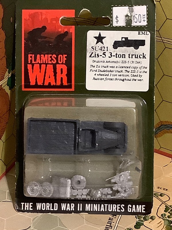 Zis-5 Soviet Truck SU421 15mm Russian WWII Finnish German Romanian Hungarian
