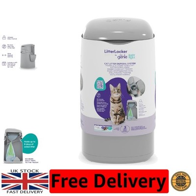 LitterLocker Katzentoilette - Neuestes Design mit Abreißbeuteln und umweltfreundlichem...