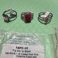 Ring Bomb Party Rhodium & Hematite Rings Size...