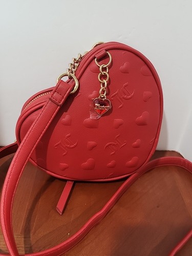 juicy couture Red Heart Crossbody Purse Nwt - Picture 2 of 8