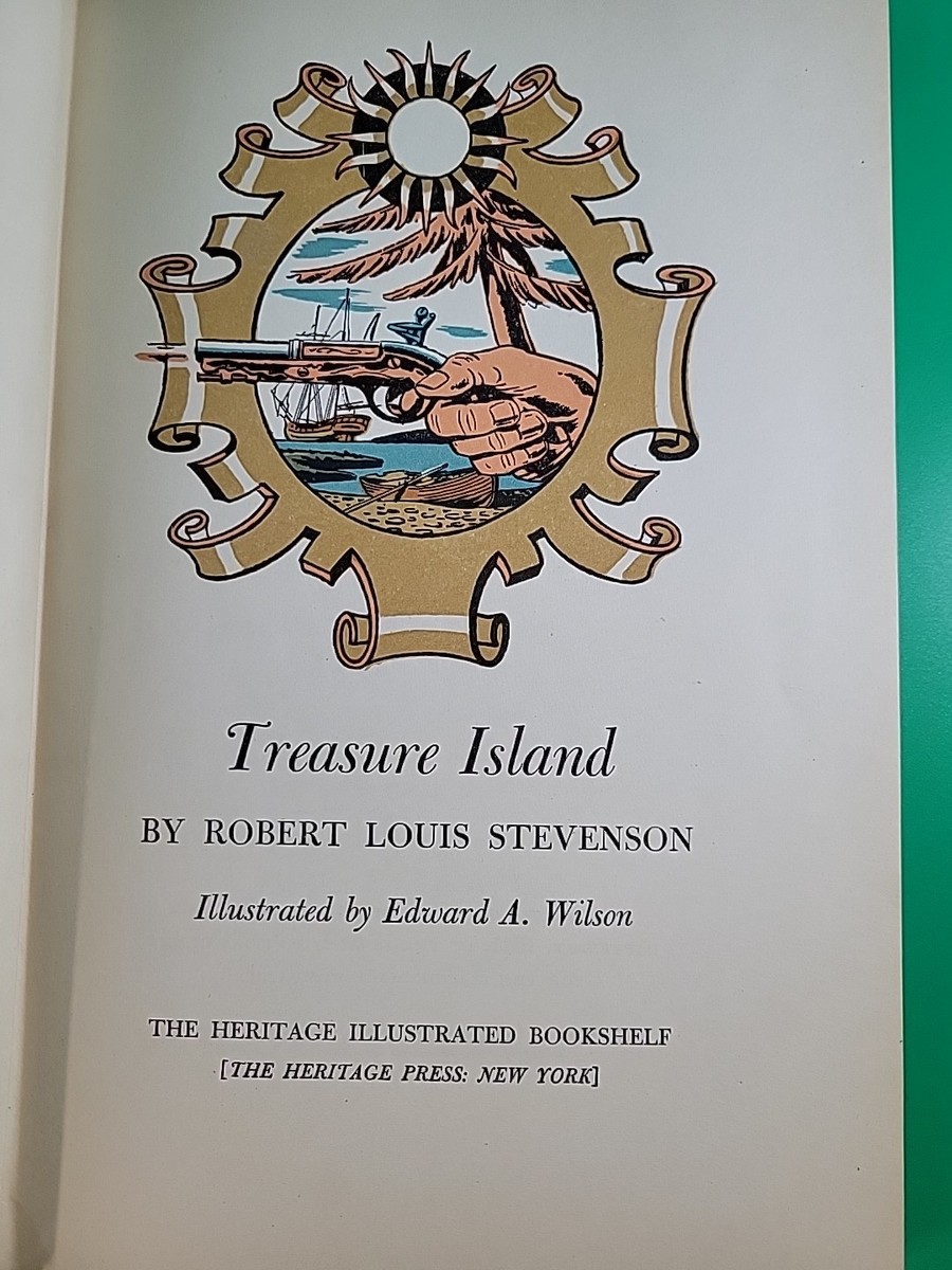 Treasure Island Robert Louis Stevenson E.A. Wilson 1941 HC | eBay