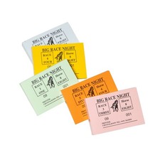 RACE NIGHT BETTING TICKETS 50 TICKETS 8 HORSES 8 RACES