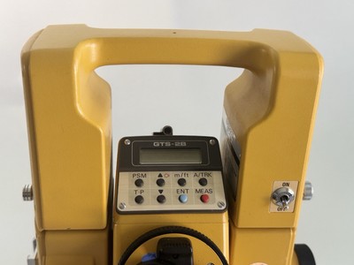 Topcon GTS-2B Total Station ~ Case, Controller, & Accessories 