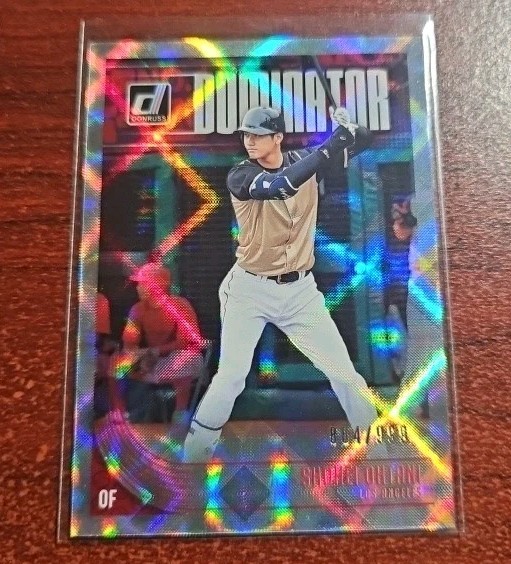 2018 Panini Donruss Shohei Ohtani D9 Dominators Rookie RC 884/999 Angels