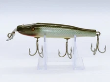 NICE Vintage Creek Chub Pikie 703 Wood Fishing Lure Glass Eyes !!
