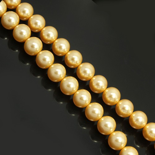 Collana in oro con Perla Dorata dei Mari del Sud