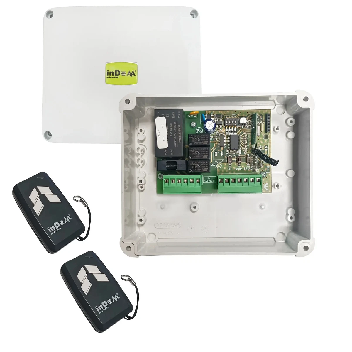 Kit centrale de commande universelle pour rideaux FAAC BFT avec 2 télécommande