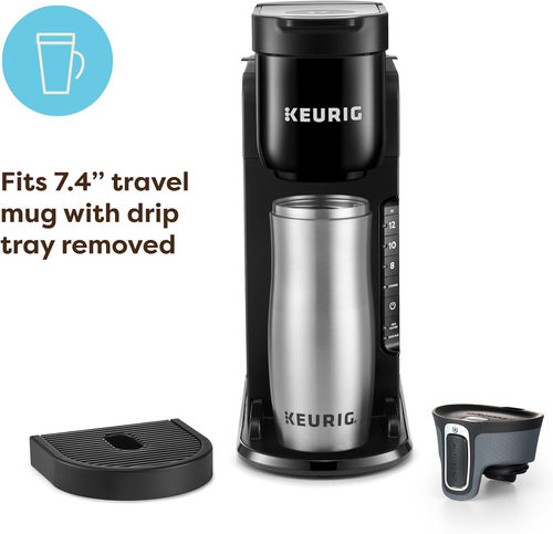 Cafetera individual con deposito extraible tres tamaños de infusion opcion fuert - Bild 5 von 12
