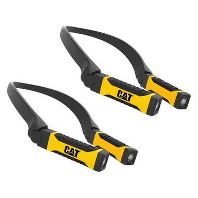 CAT LED Neck Light 2 Pack Hands Free Work Flashlight Reading Lamp Wearable New