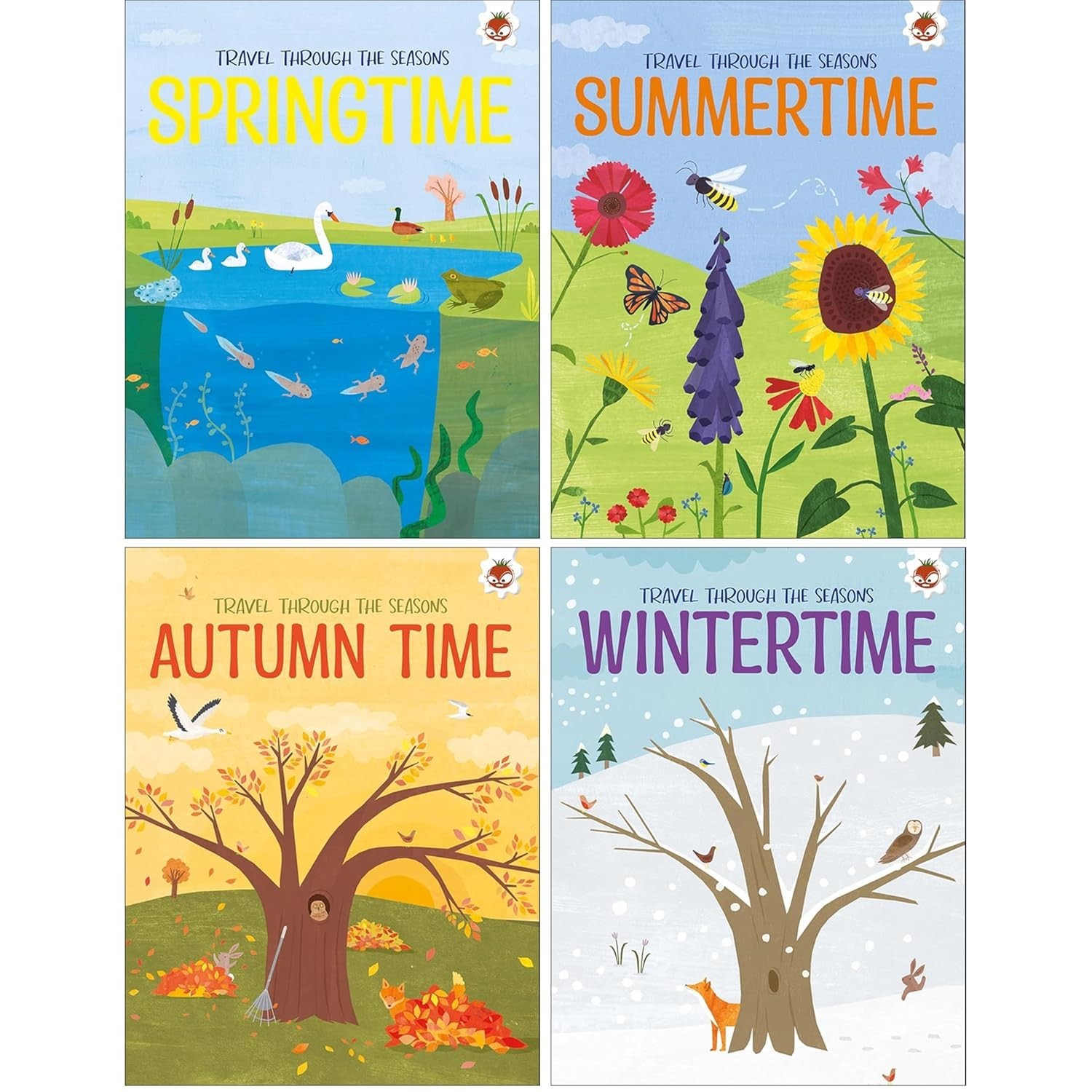 Hungry Tomato Ltd Light Travel Through The Seasons Series By Annabel Griffin Illustrated 4 Books Collection Set - Ages 5+ - Paperback - Image 4