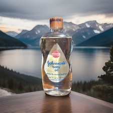 Johnson's Baby Oil 20oz with Shea and Cocoa Butter for Moisturizing Skin Sealed