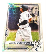 Jasson Dominguez 2021 Bowman Chrome Mega Box Mojo Refractor #BCP-13 