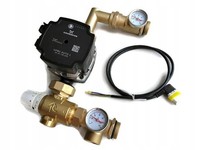 Gepox Pumpengruppe Mischgruppe FußBodenheizung 2,3 Kvs 20–43°C Grundfos UPM3