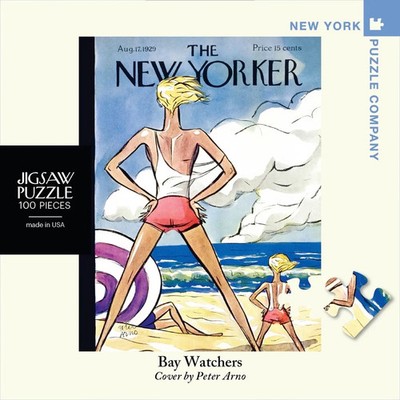 Bay Watchers The New Yorker 100 Piece Mini Jigsaw Puzzle NYPC New
