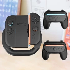 Joycon Grip for Nintendo Switch 2, 3-in-1 Joy-Con Comfort Grip Cover Set Game