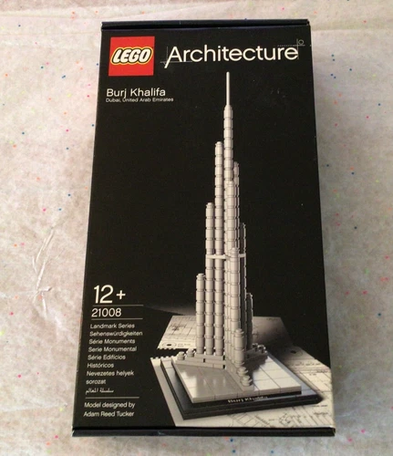 21008 LEGO Architecture Burj Khalifa Gebäude NEU VERSIEGELTE VERPACKUNG NICHT MEHR PRODUZIERT USA Verkäufer