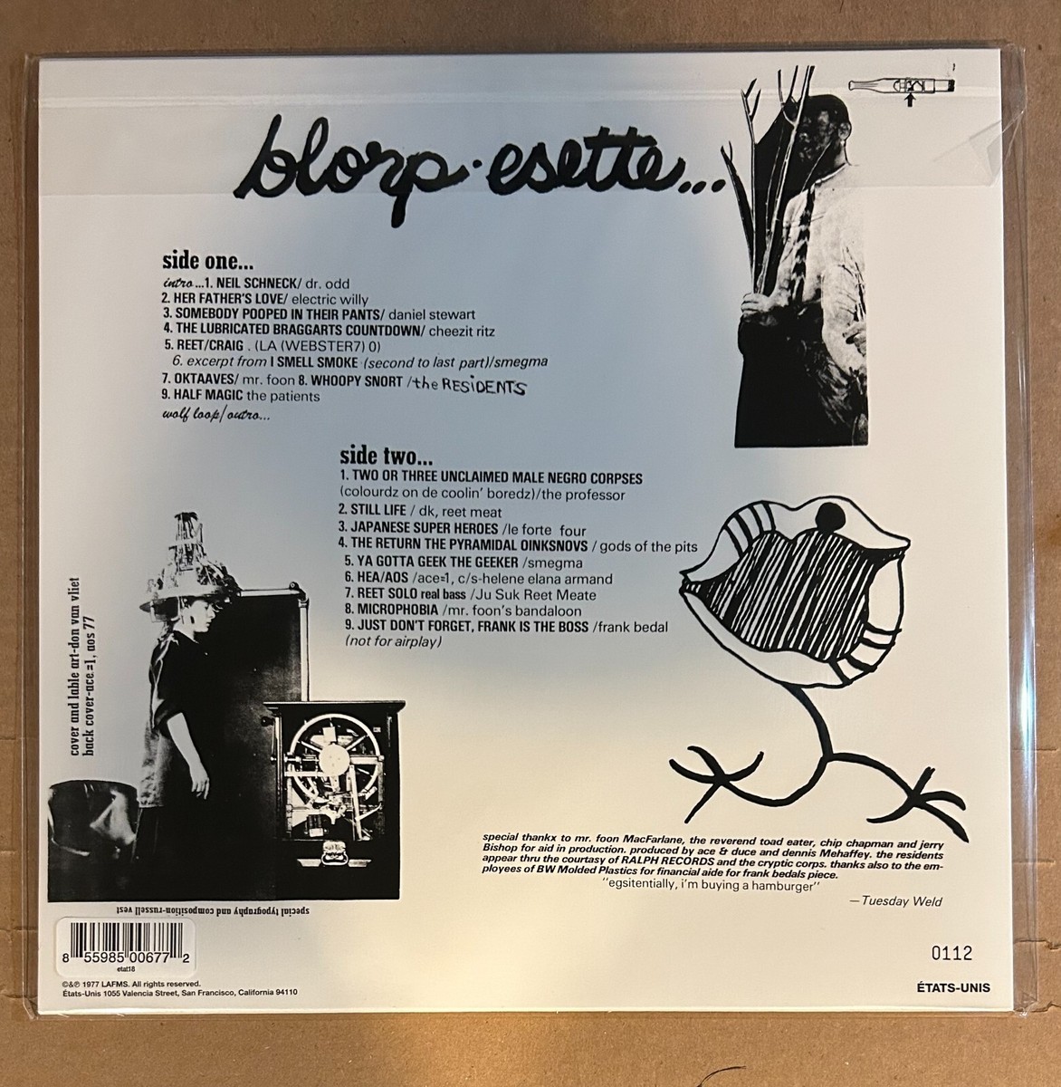 洋楽 LAFMS / Blorp Esette LAFMS / Blorp Esette 【公式通販】
