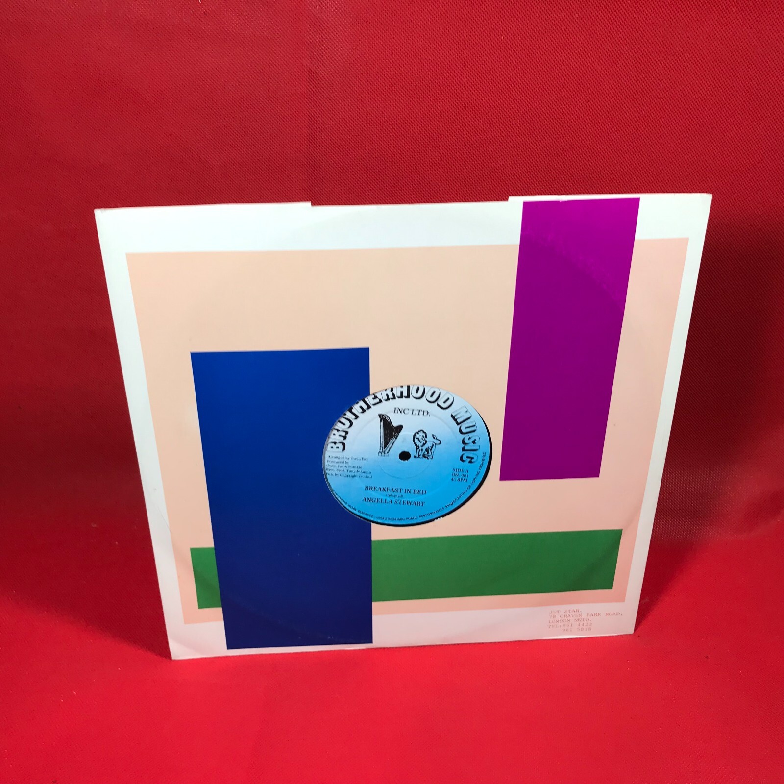 ANGELLA STEWART Breakfast In Bed 1988 UK 12