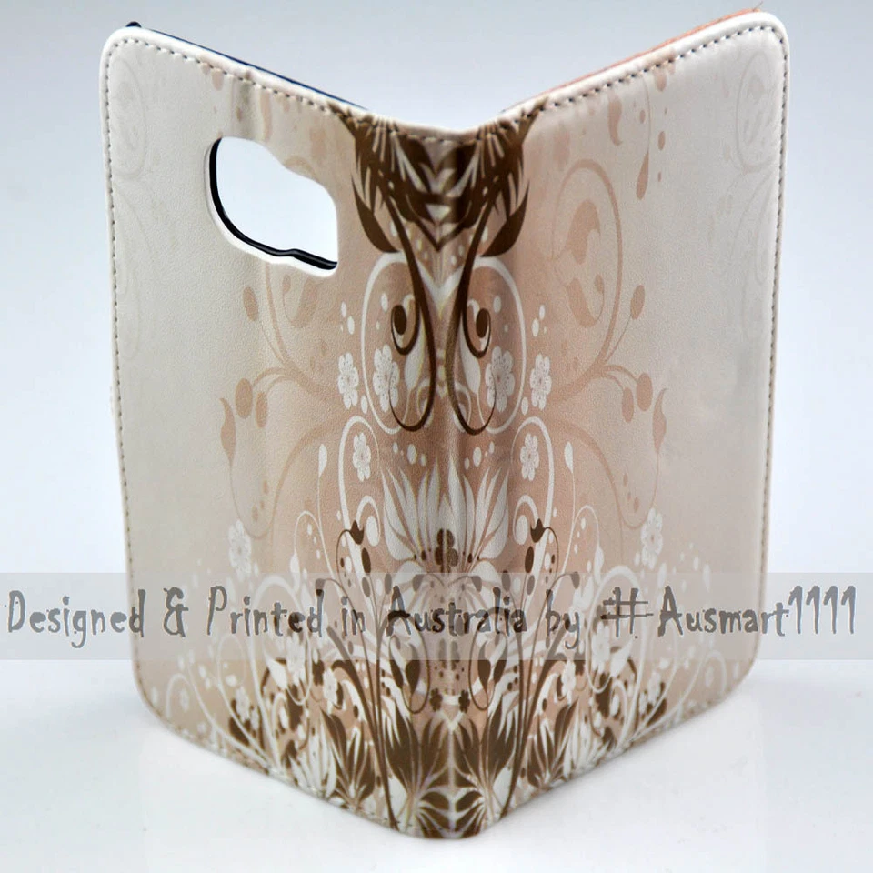 For HTC Series Mobile Phone Chaotic Floral Print Wallet Mobile Phone Case Cover - Image 3 of 3