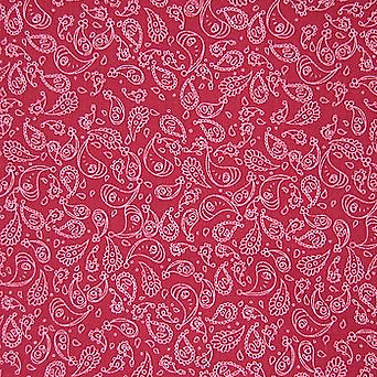 PAISLEY POLYCOTTON FABRIC - Choice of colours, 44"/112cm by the Metre - Picture 13 of 13