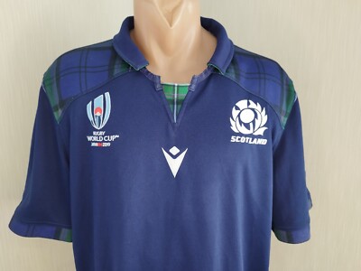 Scotland rugby jersey World cup 2019 Macron size XXL | eBay