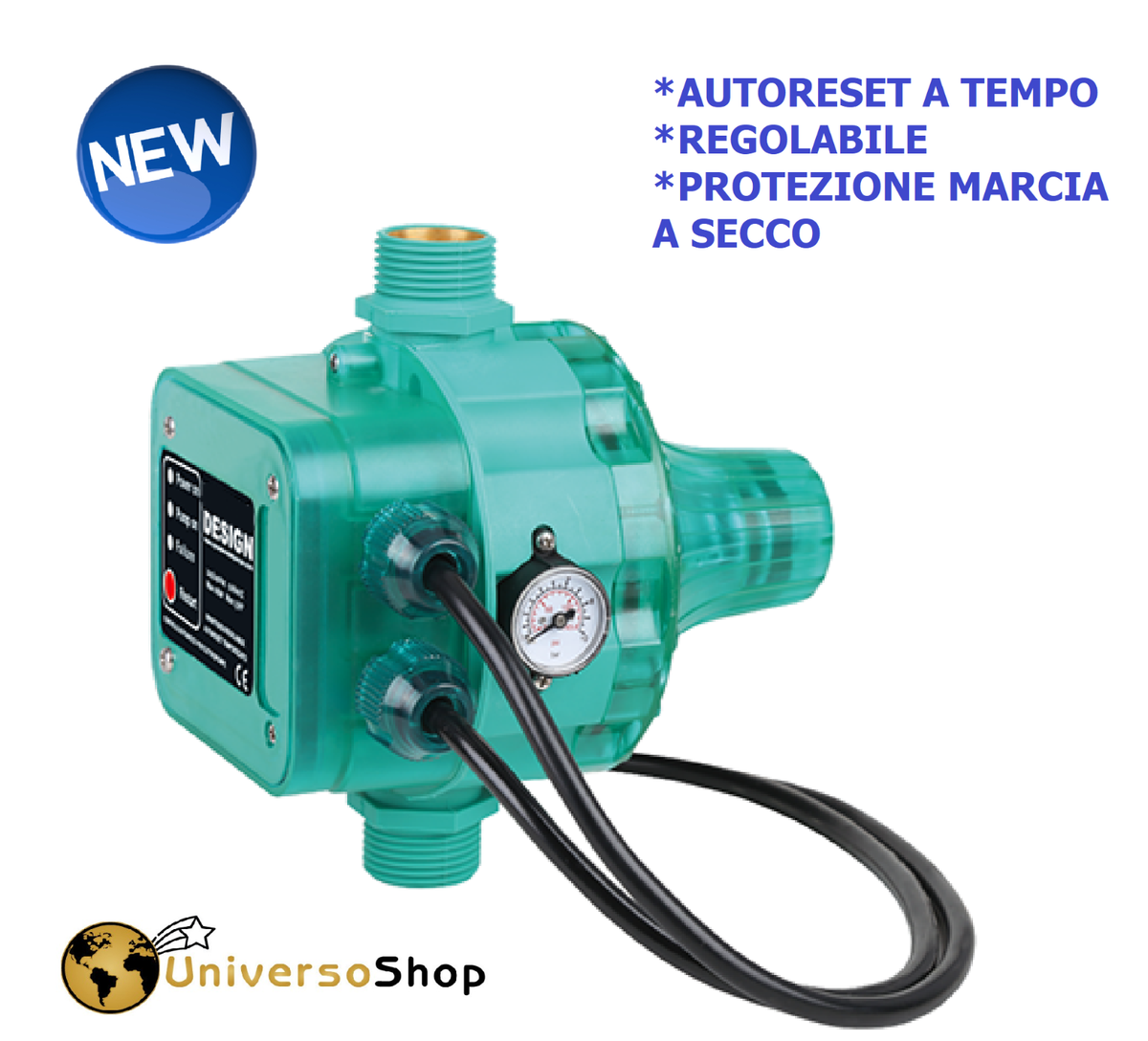 Pressostato Per Compressore Aria - 380V Trifase, G1/4, Tipo Verticale, Sostituzione - Foto 9