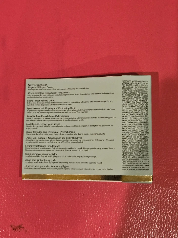 Estee Lauder New Dimension Shape And Fill Expert Serum ~ .24 Fl Oz/7 ml ~ NIB - Image 3 of 3