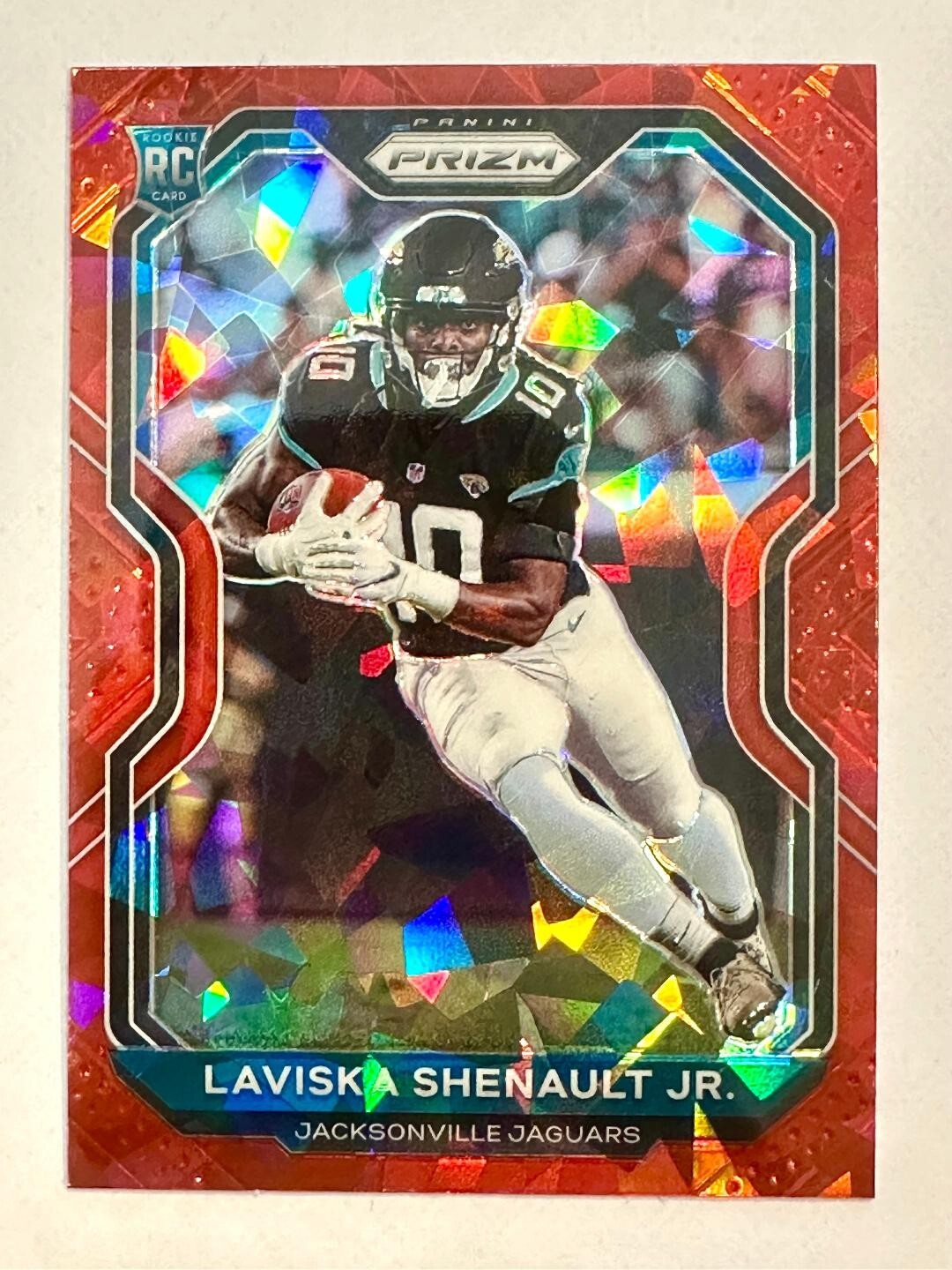 Laviska Shenault Jr. 2020 Prizm Rookie Red Ice RC #350 SP NM or better