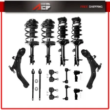 14PCS Front Struts Spring Rear Shocks Suspension Kit For 2001-06 Hyundai Elantra