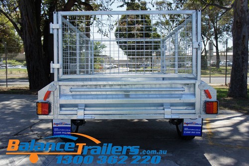 6x4 HOT DIP GALVANISED FULL WELDED TIPPER BOX TRAILER WITH 600MM REMOVABLE CAGE - Picture 5 of 12