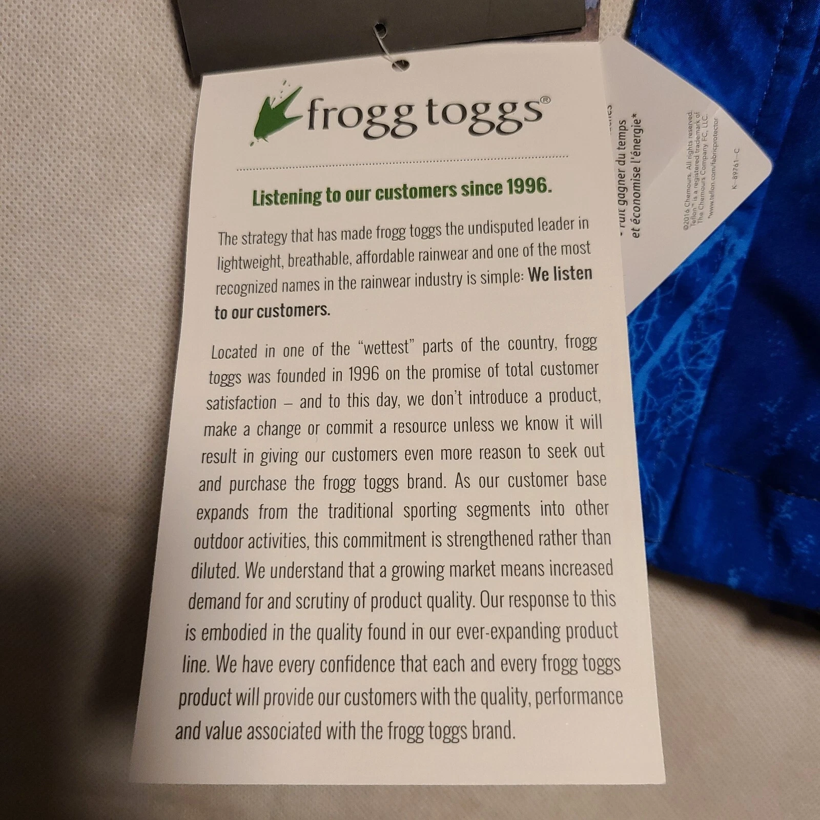 Limited Edition Frogg Toggs Pilot PRO Jacket Sz M Realtree Fishing Dark Blue - product detail image 19