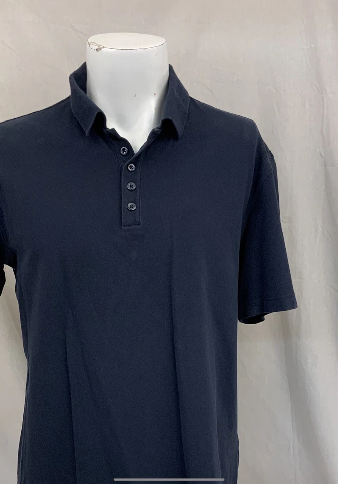 Camisa BMW L Polo Azul Manga Corta Algodón Elástico YGI O2-155 Foto 3 de 4