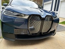 Front Bumper Tow Hook License Plate Mount Bracket Kit For Bmw Ix 2022-2026 New Front Bumper Tow Hook License Plate Mount Bracket Kit For Bmw Ix 2022-2026 New