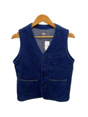 トップス MOMOTARO JEANS cotton hunting vest 42 MOMOTARO JEANS cotton hunting vest 42 MOMOTARO JEANS Sashiko