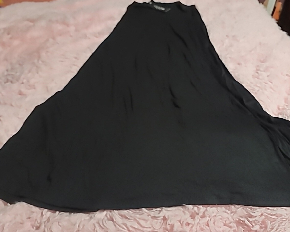 FREE TO LIVE BLACK MAXI SKIRY SZ XL NWT image 2