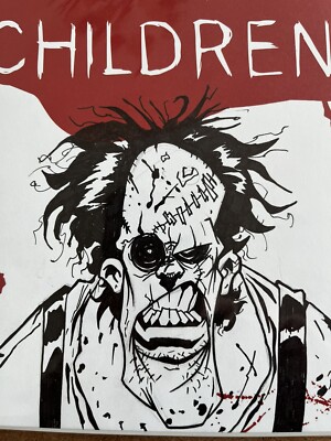 Something is Killing the Children #12 Blank- BOOM! Studios - Leather face Sketch