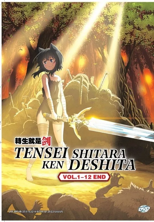 DVD ANIME TENSEI SHITARA KEN DESHITA VOL.1-12 END ENGLISH SUBTITLE