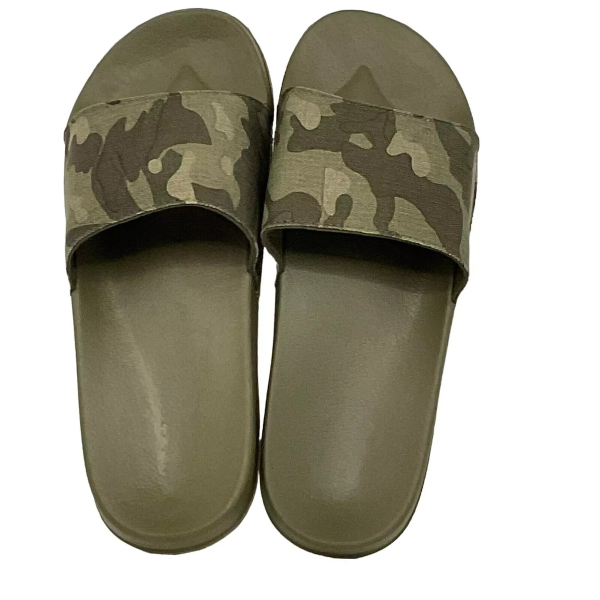 Men\'s Olive Slide Sandals Reef Cushion Tradewind Men's Sandals - Free Shipping main image 4