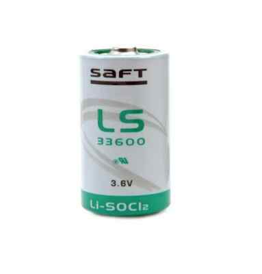 Pila SAFT LS33600 3.6V Litio Con Lamelle – 17Ah, Formato Torcia D