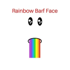 ROBLOX Rainbow Barf | Face Toy Code RARE