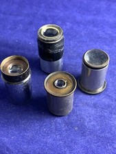 Lot of 4 vintage microscope eyepieces - Compens 15x, heavy brass, see pics