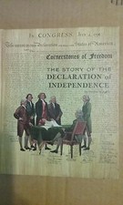 Cornerstones of Freedom The Story of the Declaration of Independence 1968 Hardco