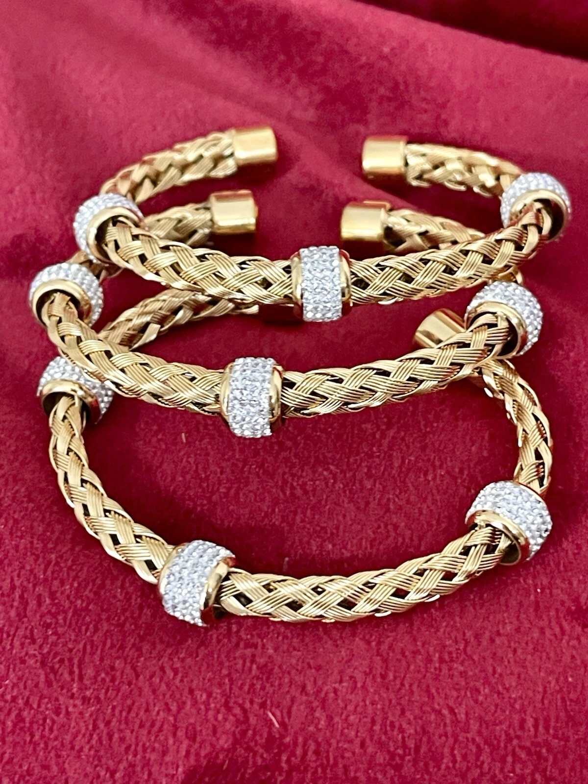 Gold Stainless Steel Bracelet Style Luxury Jewelry Dior Yves Saint Laurent Monet