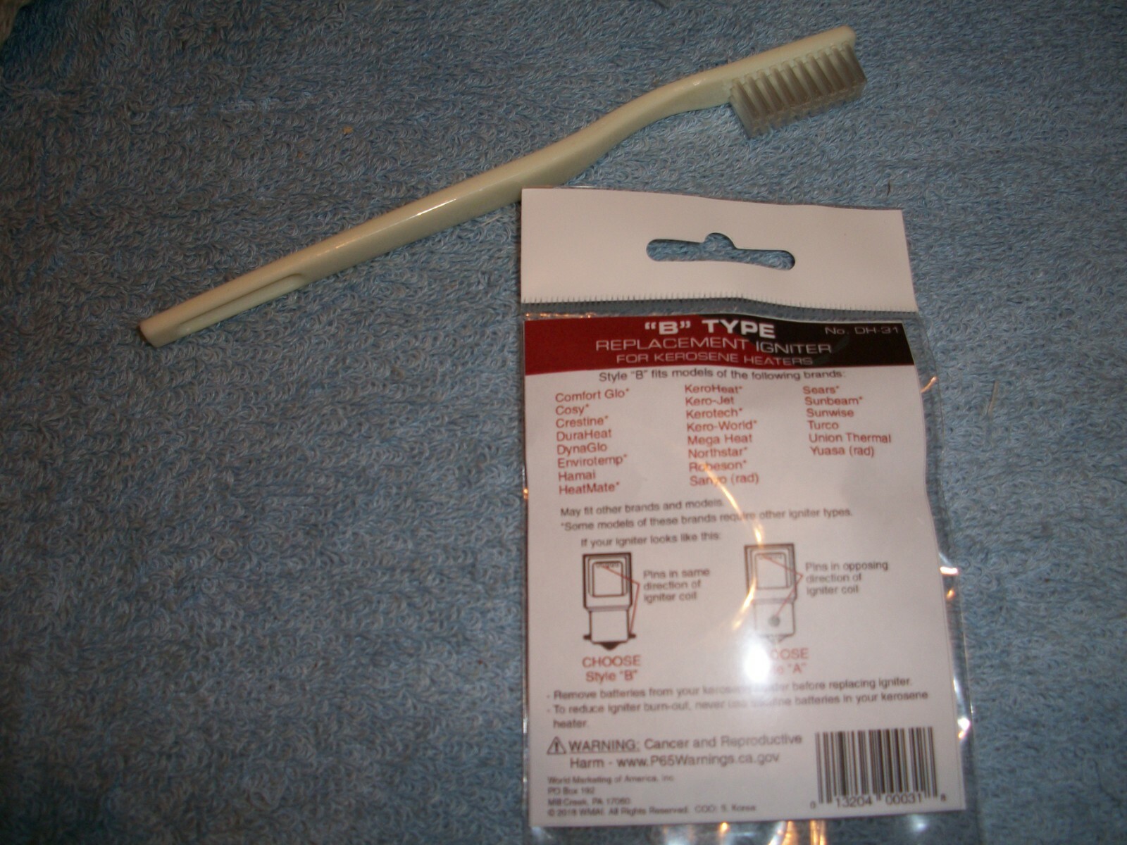KEROSENE HEATER WICK IGNITER TYPE B -DYNA GLO,DURAHEAT,ROBESON,SEARS *FREE  BRUSH | eBay