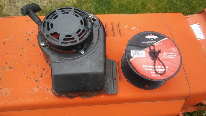 Used Briggs and Stratton 6.75 Pull Start Housing 497680 12v802 126t02 5hp