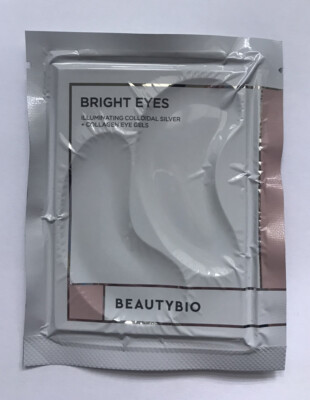 Beauty Bio BRIGHT EYES ILLUMINATING COLLOIDAL SILVER & COLLAGEN EYE GELS Mask