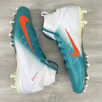 Nike Vapor Untouchable 3 Pro Teal Orange Miami Dolphins Mens Size