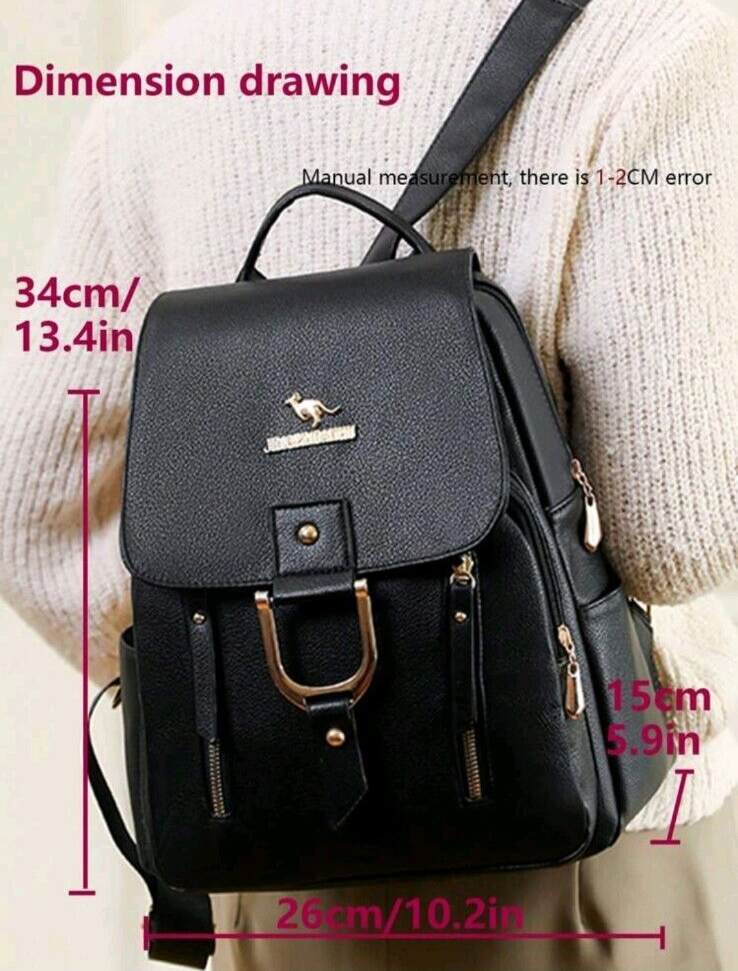Backpack Purse for Women Girls Shoulder Travel Multi pockets 